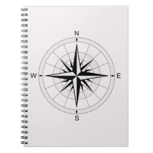 Vintage Compass Rose Notebook