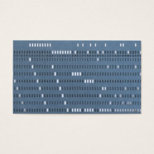 Vintage Computer Punched Card
