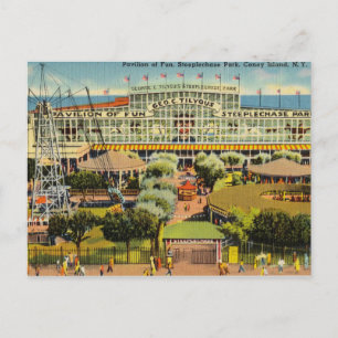 Vintage, Coney Island, New York Postcard