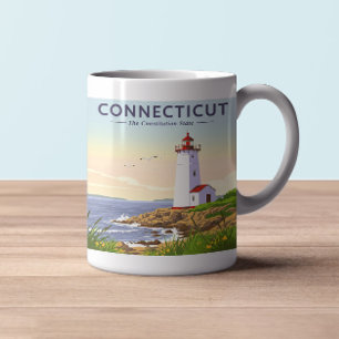 Vintage Connecticut Coffee Mug