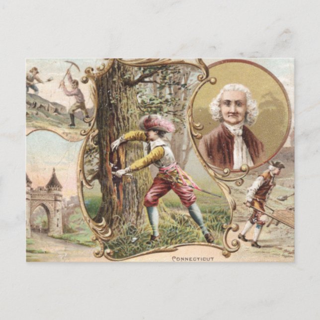 Vintage Connecticut Postcard (Front)