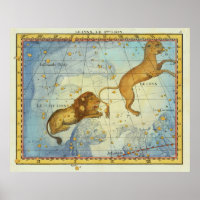 Vintage Constellation Leo