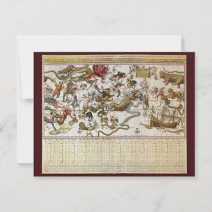 Vintage Constellation Star Map by Backer and Broen