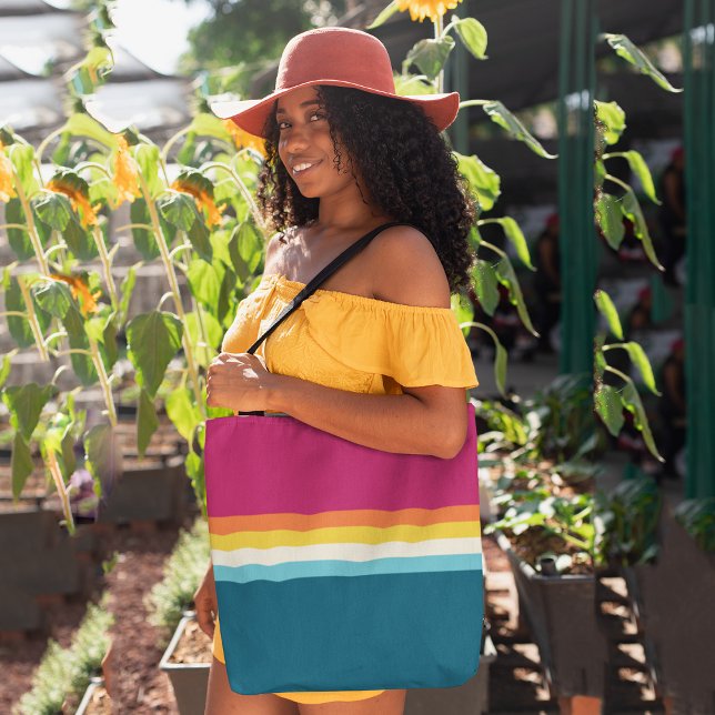 Vintage Contrast Tote Bag (Creator Uploaded)