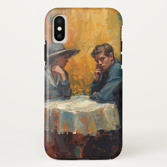 Vintage Conversation Mobile Case (Back)
