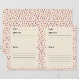 Vintage Cook Recipes  Stationery