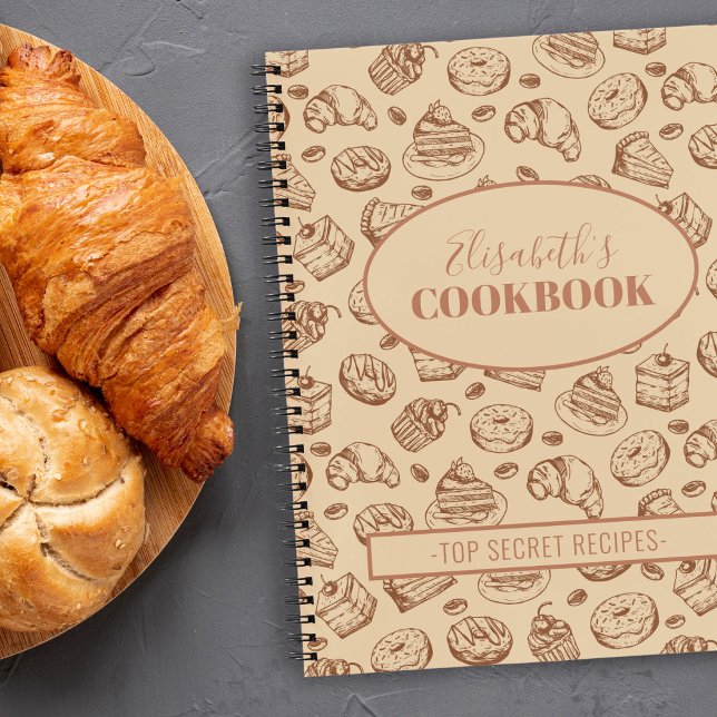 Vintage cookbook personalised recipes journal (Creator Uploaded)