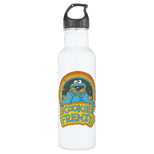 Vintage Cookie Monster   Cookie Frenzy 710 Ml Water Bottle