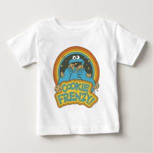 Vintage Cookie Monster Cookie Frenzy Baby T-Shirt