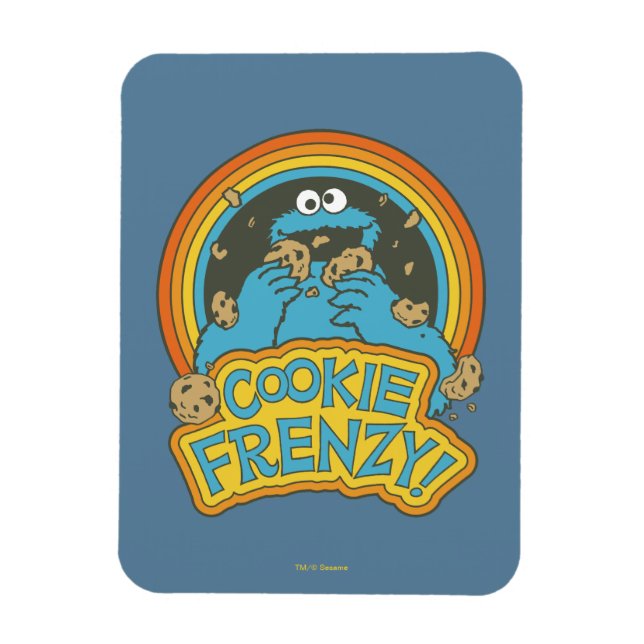 Vintage Cookie Monster | Cookie Frenzy Magnet (Vertical)
