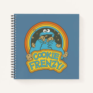 Vintage Cookie Monster Cookie Frenzy Notebook