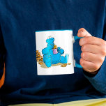 Vintage Cookie Monster Eating Cookies Mug<br><div class="desc">Cookie Monster goes crazy over cookies!         This item is recommended for ages 13 . ©  2014 Sesame Workshop. www.sesamestreet.org</div>