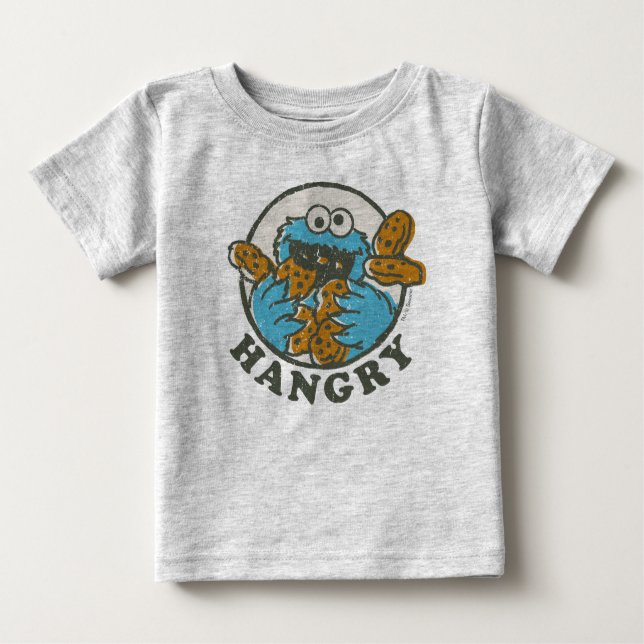 Vintage Cookie Monster | Hangry Baby T-Shirt (Front)