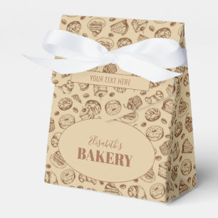 Vintage cookies pattern name personalised favour box