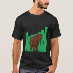 Vintage Cool Bear Market Cycle Investor Present T-Shirt