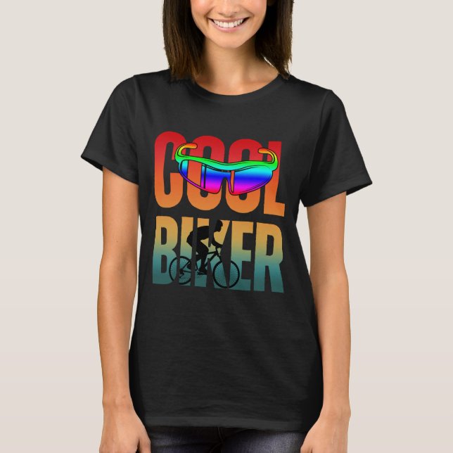 Vintage Cool Biker T-Shirt (Front)