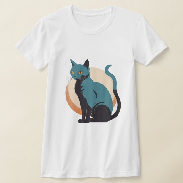 Vintage Cool Cat T-Shirt (Laydown)