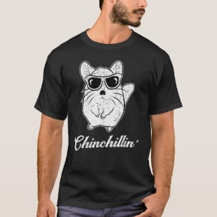 Vintage Cool Chinchillin Chinchilla Owner Zoo Anim T-Shirt
