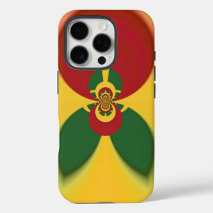 Vintage COOL CUTE RETRO Jamaicans Raster Gift Colo iPhone 16 Pro Case