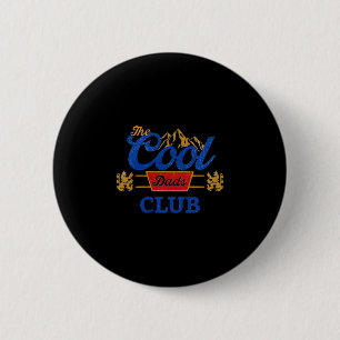 Vintage cool dads club funny dad father's day 6 cm round badge