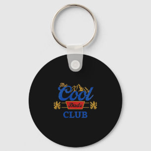 Vintage cool dads club funny dad father's day key ring