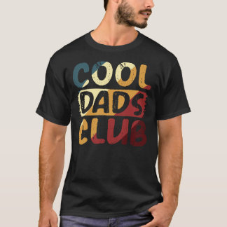 Vintage Cool Dads Club Retro Distressed Graphic T-Shirt