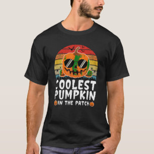 Vintage Coolest Pumpkin In The Patch Fun For Hallo T-Shirt