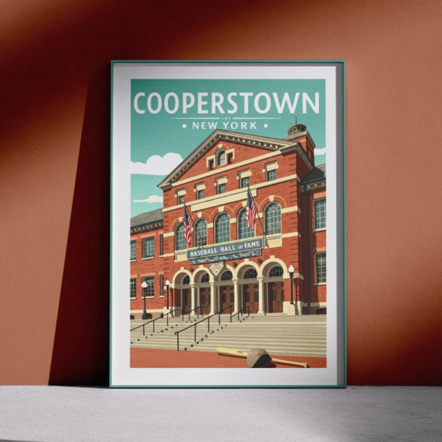 Vintage Cooperstown New York Poster (Creator Uploaded)