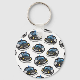 vintage Cop Car Key Ring
