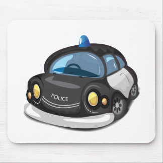 vintage Cop Car Mouse Pad