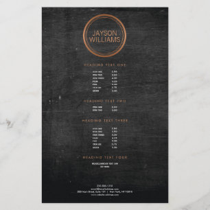 Vintage Copper Circle Flyer