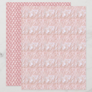 Vintage Coquette Floral Lace Scrapbook Paper