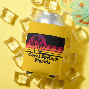 Vintage Coral Springs Florida Can Cooler