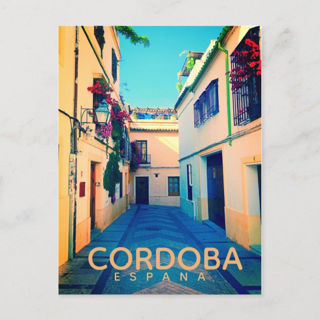 Vintage Cordoba Espana Travel Postcard (Front)