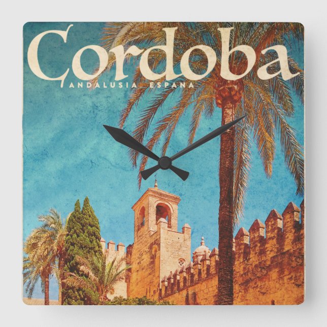 Vintage Cordoba Spain wall Clock (Front)
