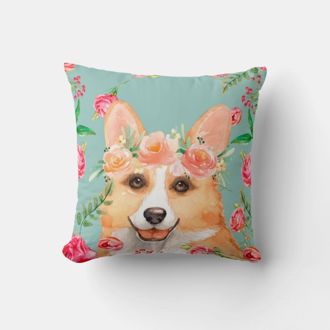 Vintage Corgi Cushion (Front)