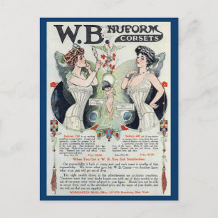 Vintage Corset Postcard