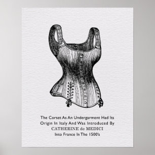 Vintage Corset Poster