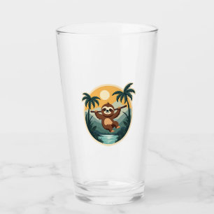 Vintage Costa Rica Sloth Tropical Travel Shirt 2 Glass