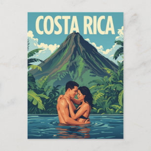 Vintage Costa Rica Travel Postcard