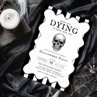 Vintage Costumes Cocktails Skull  Halloween Party