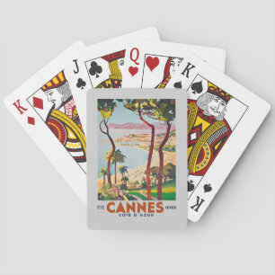 Vintage Cote D'Azur Cannes Playing Cards