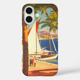 Vintage Cote D'Azur French Travel iPhone 16 Case