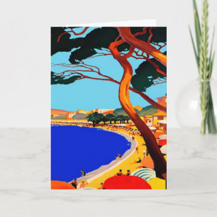 Vintage Cote D'Azur French Travel Greeting Cards