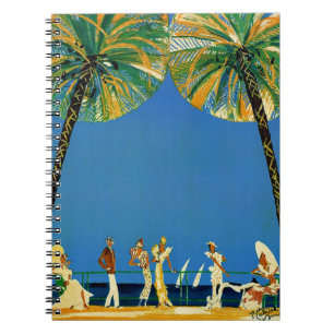 Vintage Cote D'Azur French Travel Notebook