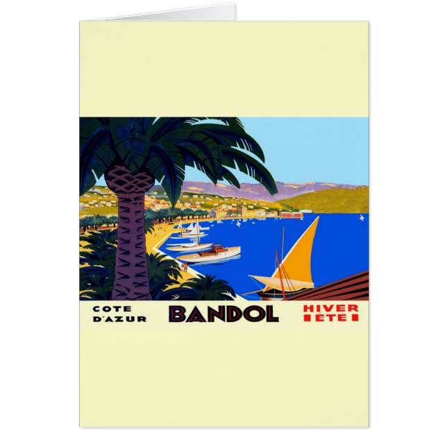 Vintage Cote D'Azur Travel (Front)