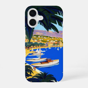 Vintage Cote D'Azur Travel iPhone 16 Case