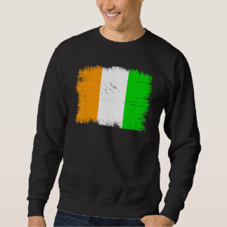 Vintage Côte d'Ivoire Flag Ivorian Independence Da Sweatshirt
