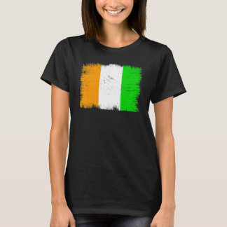 Vintage Côte d'Ivoire Flag Ivorian Independence Da T-Shirt