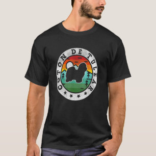 Vintage Coton De Tulear Retro Dog Mum Dad T-Shirt